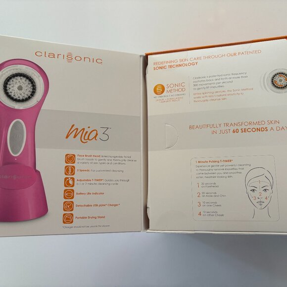 Clarsonic Mia3 Pink - New - Picture 3 of 3